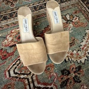 Jimmy Choo Suede platform shoes deedee size EU38/US7